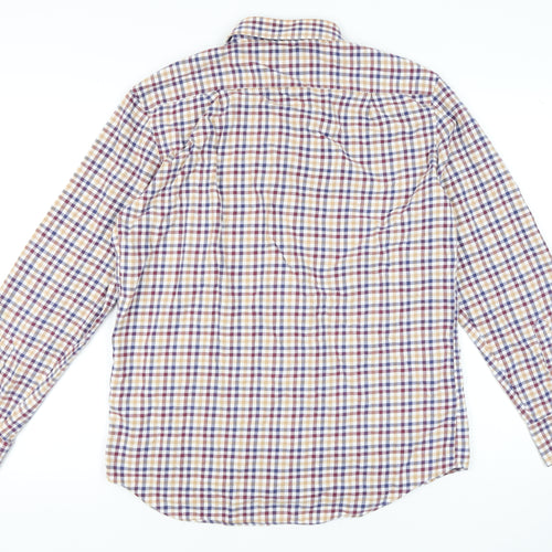 Marks and Spencer Men's Multicoloured Plaid Shirt 15.5