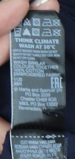 Marks and Spencer Women's Blue Blouse Size 20