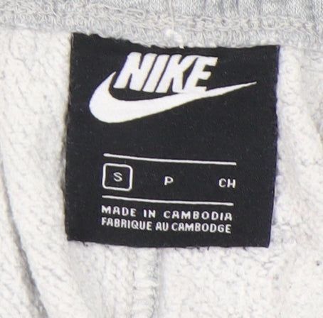 Nike Men's Grey Jogger Trousers, Size S, Elastic Waist