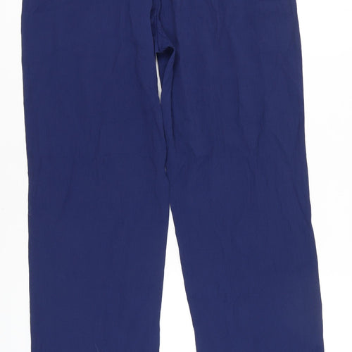 Damart Women's Blue Trousers Size 16 Viscose Blend
