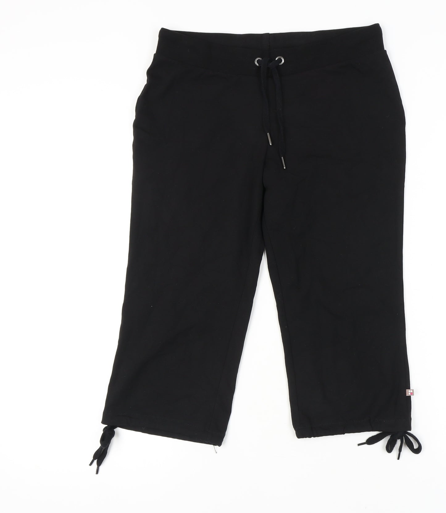 Sweaty Betty Women's Black Cropped Trousers M Active