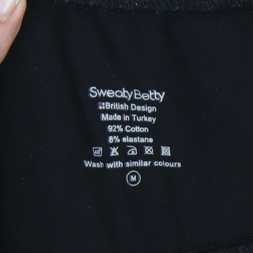 Sweaty Betty Women's Black Cropped Trousers M Active