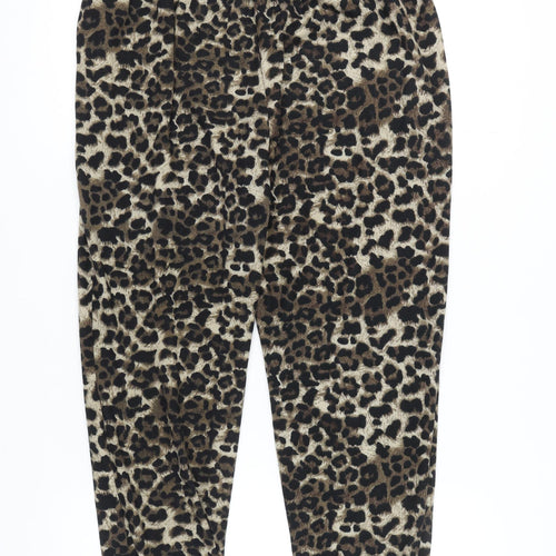 Vlazom Women's XL Animal Print Jogger Trousers