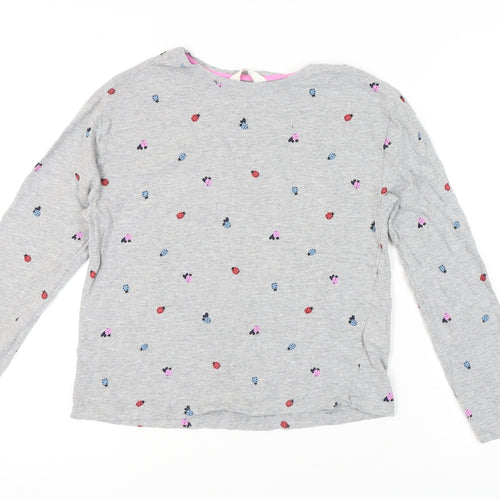 Marks and Spencer Women's Grey Pyjama Top S