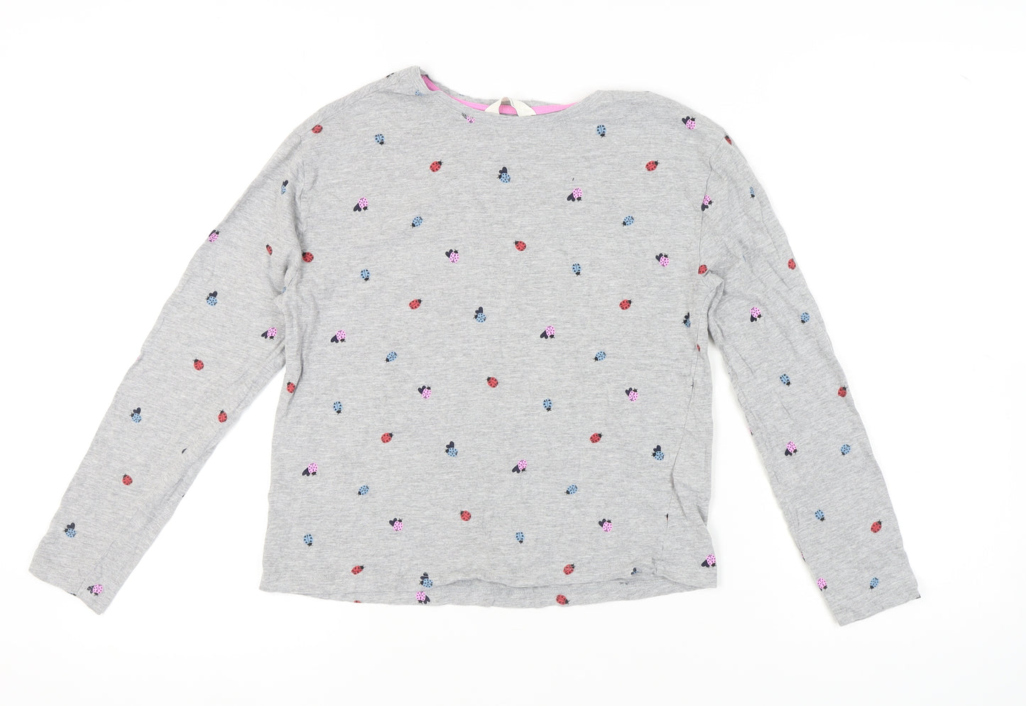 Marks and Spencer Women's Grey Pyjama Top S