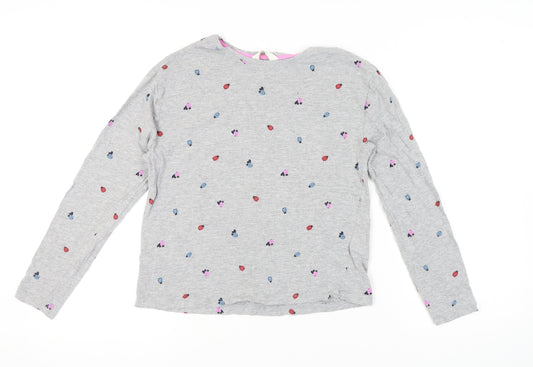 Marks and Spencer Women's Grey Pyjama Top S