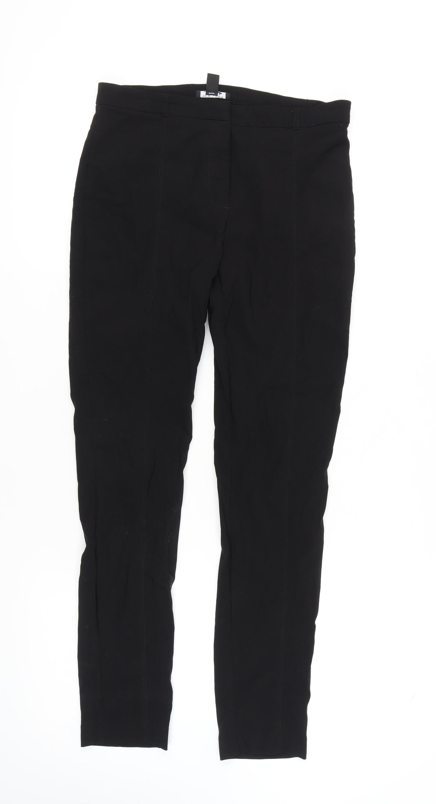 New Look Women's Black Trousers, Size 12, Elegant Style