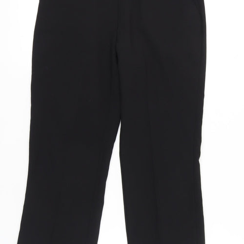 Bonmarché Women's Black Straight Leg Trousers Size 10