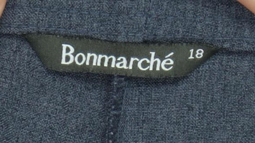 Bonmarché Women's Blue Trousers, Size 18, Polyester, Excellent