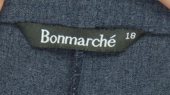 Bonmarché Women's Blue Trousers, Size 18, Polyester, Excellent