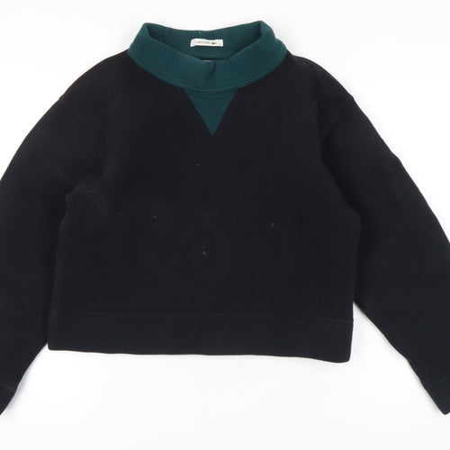 Lacoste Women's Black Sweatshirt Size 10 - Casual Winter