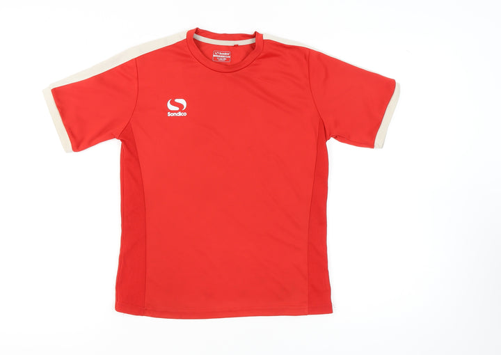 Sondico Boys Red Sports T-Shirt 11-12 Years Football Top