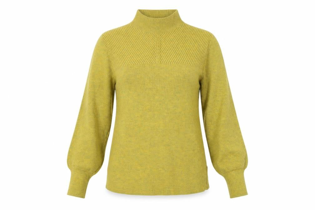 Front view of Marks & Spencer Women's Green Knit Jumper S