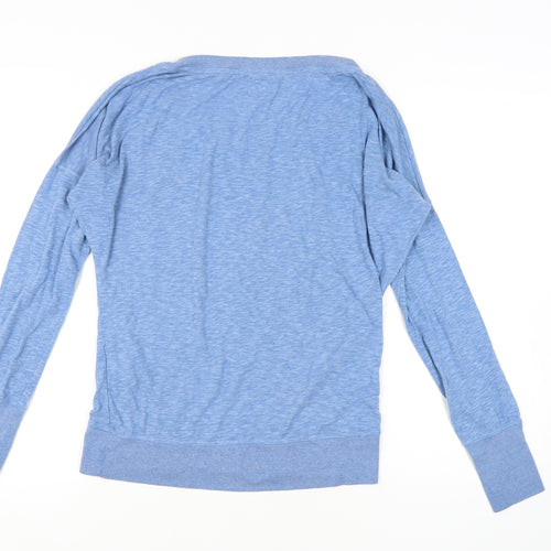 Luperdry Women's Blue T-Shirt, Size S, Round Neck