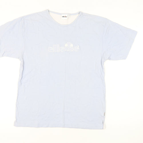 Ellesse Women's Blue Short Sleeve Crew Neck T-Shirt