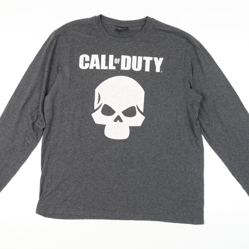 Call of Duty Grey Skull XL T-Shirt for Men