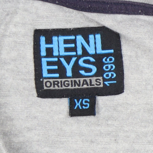 Henleys Men's Grey XS Graphic Print T-Shirt