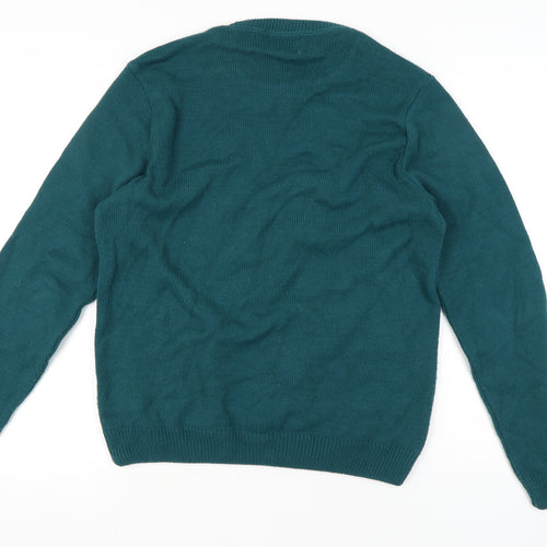 Topman Men’s Green Christmas Pullover Jumper L