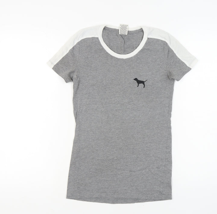 Victoria's Secret Grey Women's T-Shirt, Size S, Casual Wear