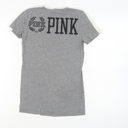 Victoria's Secret Grey Women's T-Shirt, Size S, Casual Wear