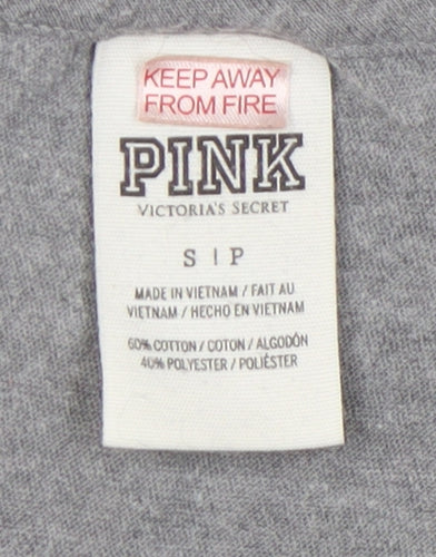 Victoria's Secret Grey Women's T-Shirt, Size S, Casual Wear