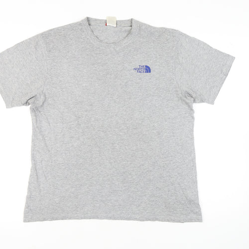 The North Face Men's Grey Logo T-Shirt, Medium