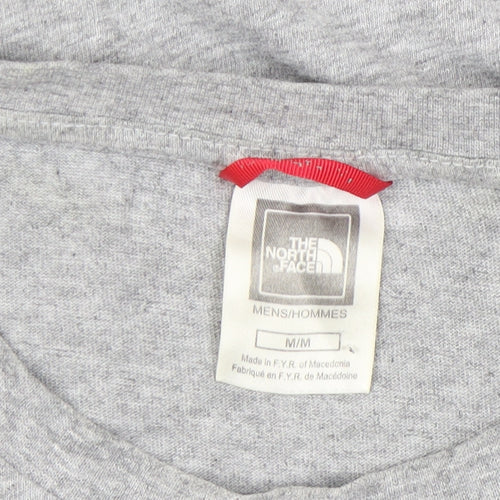 The North Face Men's Grey Logo T-Shirt, Medium