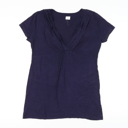 Gap Maternity Blue V-Neck Women's T-Shirt M
