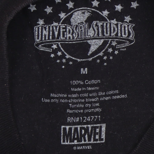 Universal Marvel Men's M Black Deadpool T-Shirt