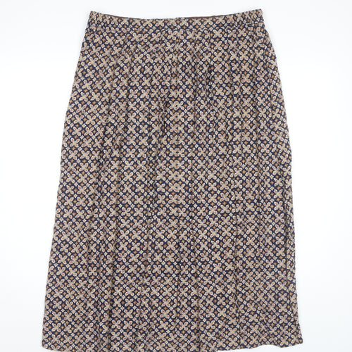 Nightingales LTD Women's Multicoloured A-Line Skirt Size 16