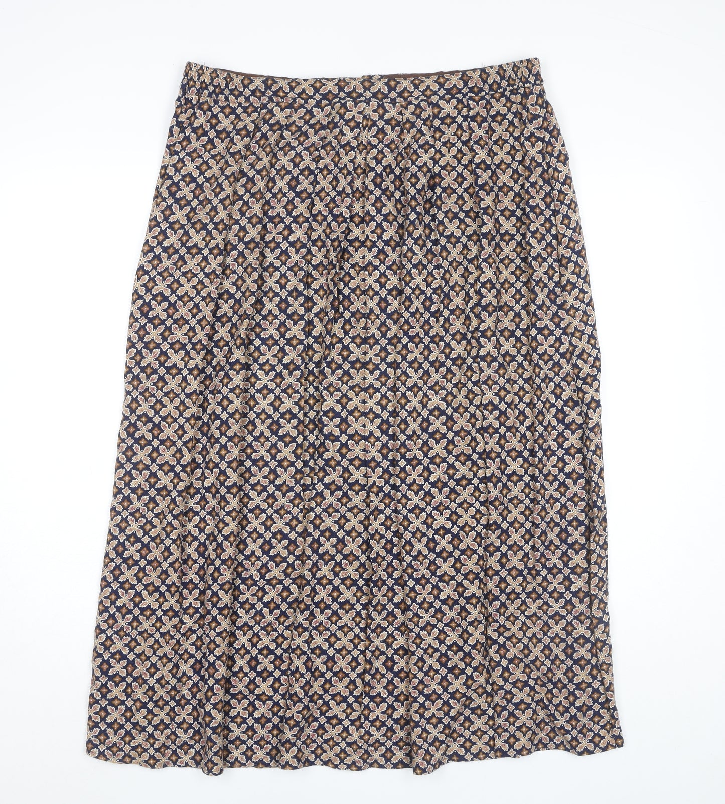 Nightingales LTD Women's Multicoloured A-Line Skirt Size 16