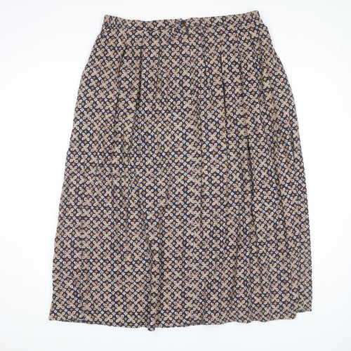 Nightingales LTD Women's Multicoloured A-Line Skirt Size 16