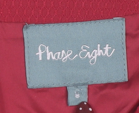 Phase Eight Women's Red 8 Sleeveless V-Neck Dress