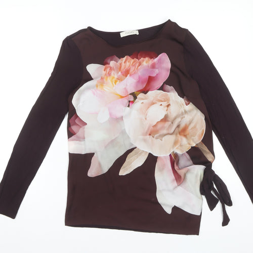 Oasis Women's Multicoloured Floral Tunic Blouse - Size S