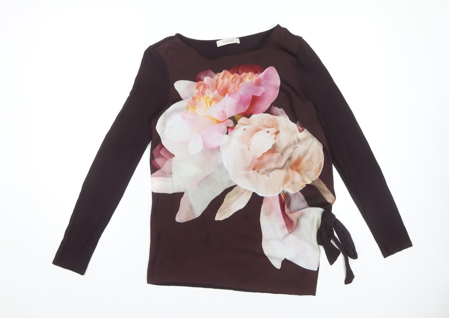 Oasis Women's Multicoloured Floral Tunic Blouse - Size S