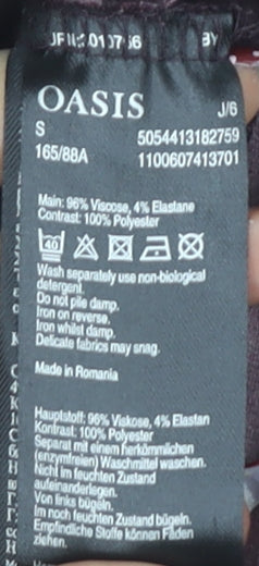 Oasis Women's Multicoloured Floral Tunic Blouse - Size S