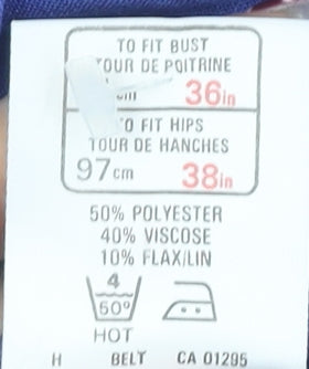 St Michael Women's Blue Long Dress Size 14