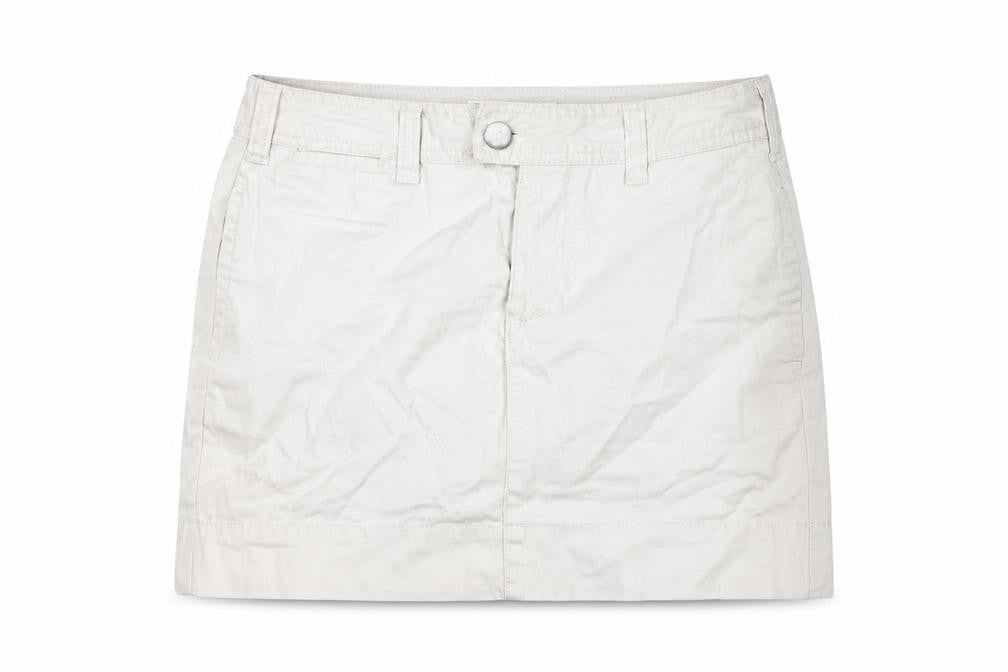 Gap Women's Beige Mini Skirt, Size 4, Cotton Casual Style