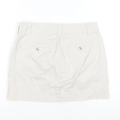 Gap Women's Beige Mini Skirt, Size 4, Cotton Casual Style