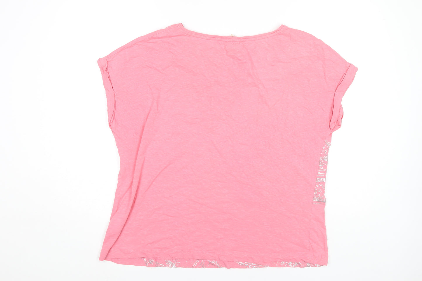 Phase Eight Women's Pink Cotton T-Shirt, Size 18