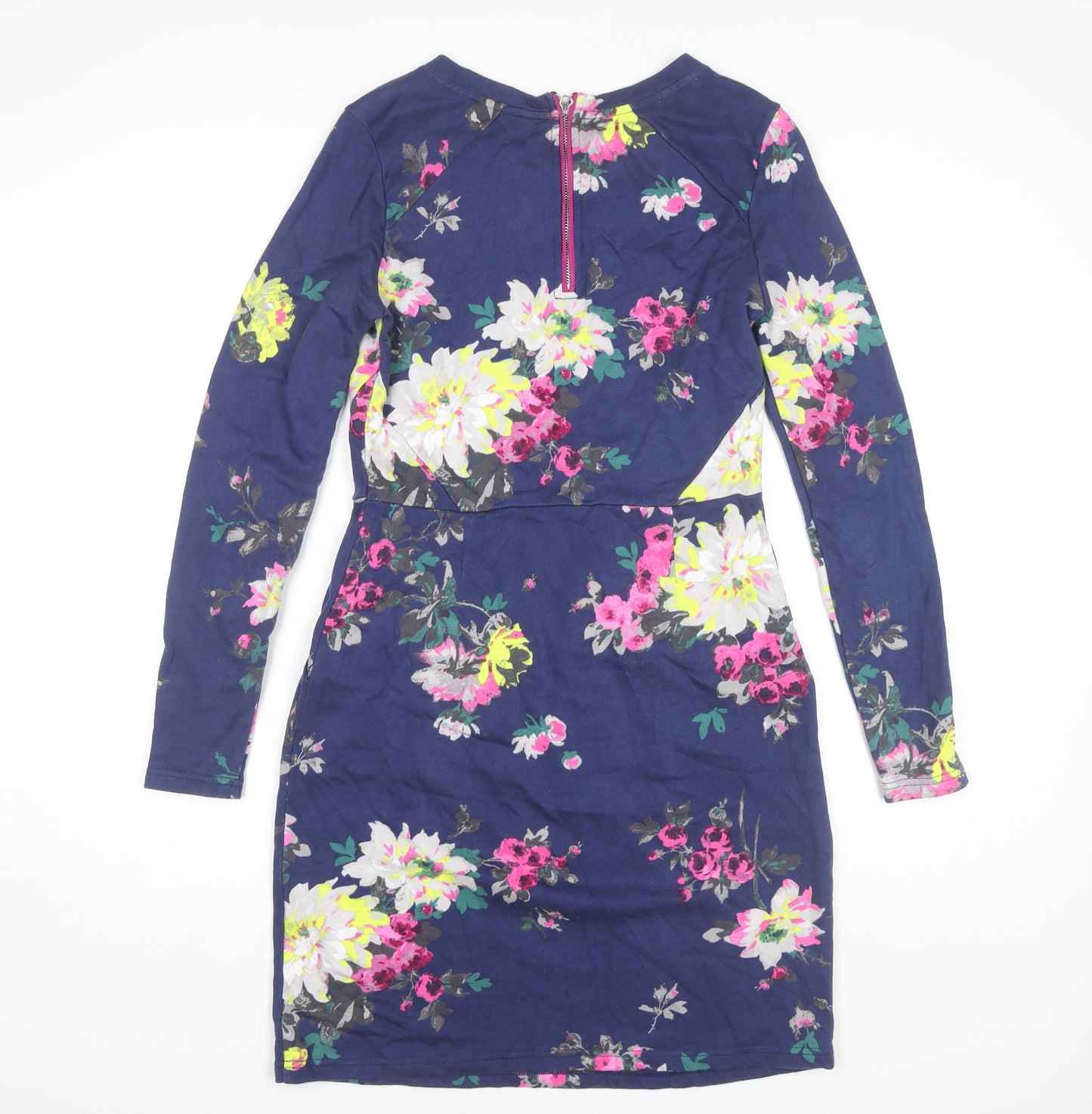Joules Women's Floral Shift Dress, Multicoloured, Size 12