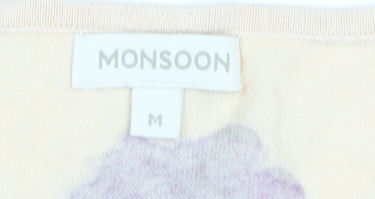 Monsoon Women's Multicoloured Floral Pullover Jumper, M