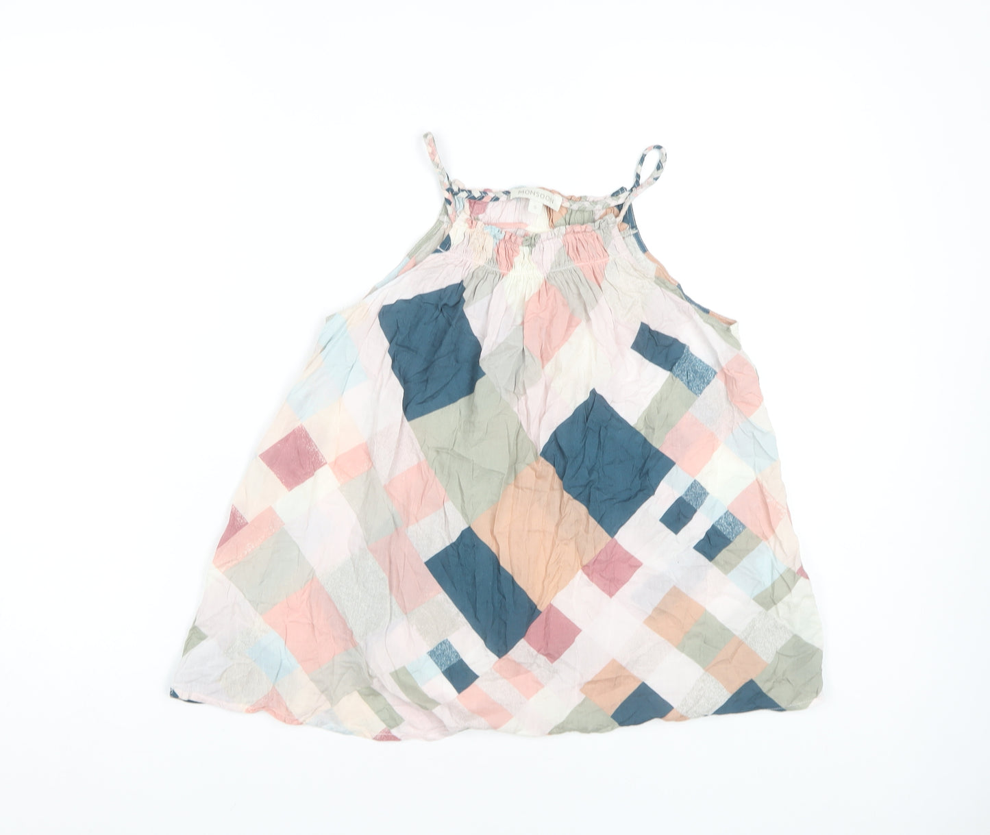 Monsoon Women's Multicoloured Check Tank Top, S