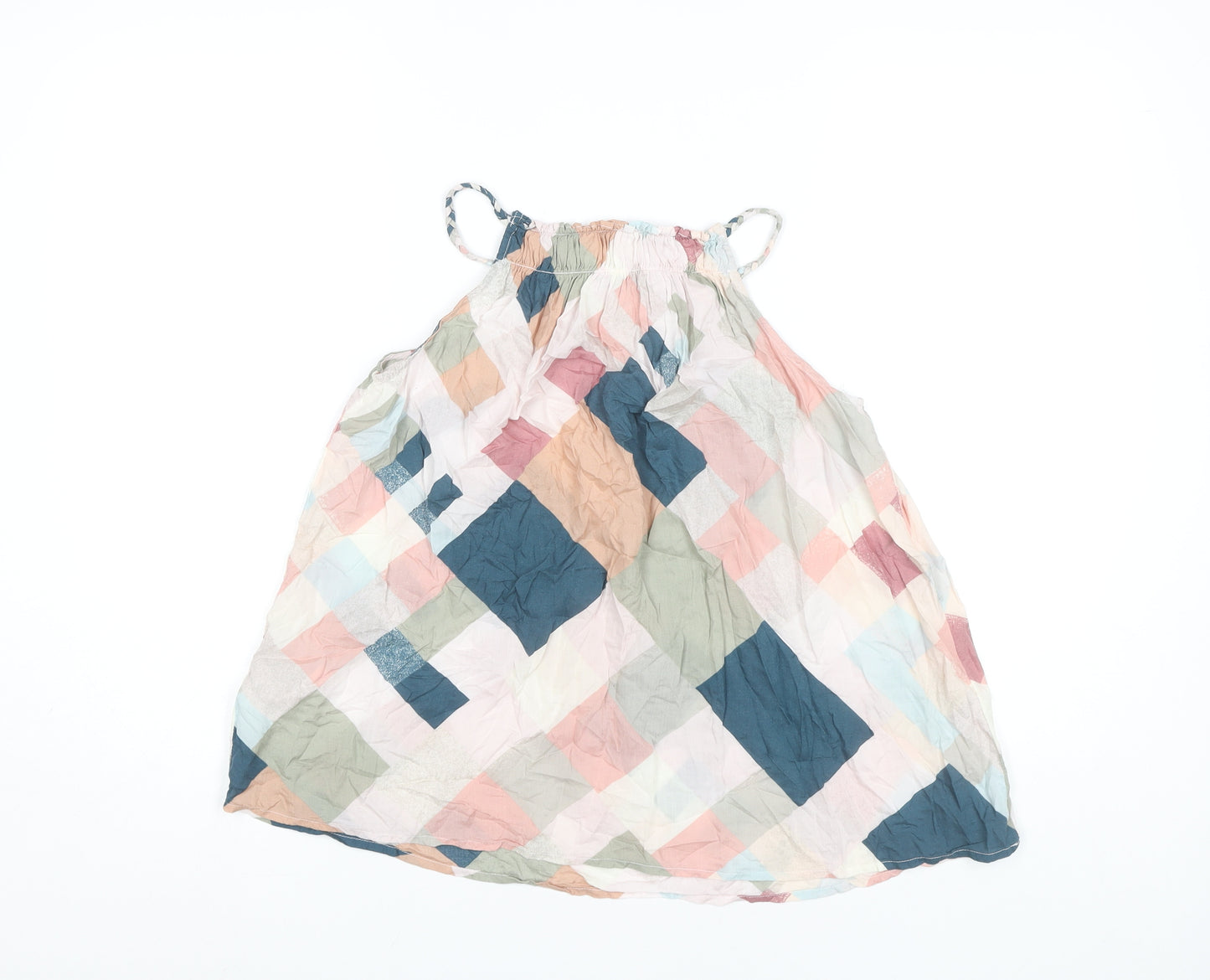 Monsoon Women's Multicoloured Check Tank Top, S