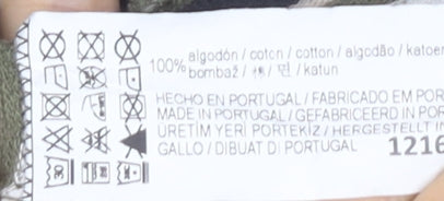 Pull&Bear Women's Green Striped Jumpsuit M