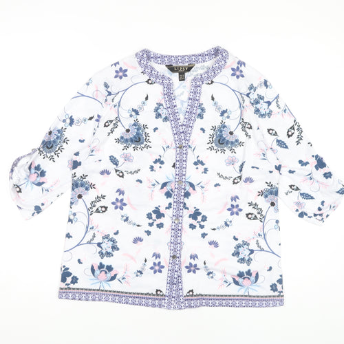 Lipsy Women's Multicoloured Blouse Size 12