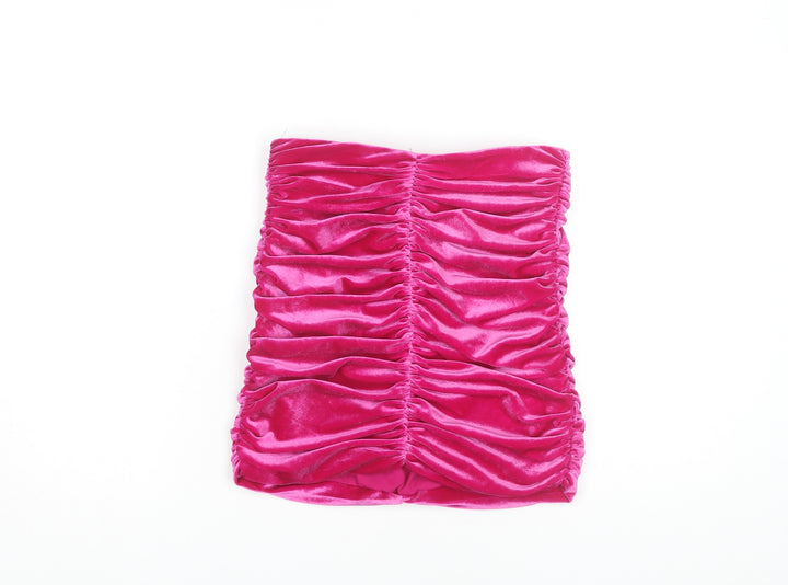 Zara Women's Pink Bandage Short Skirt, Size S
