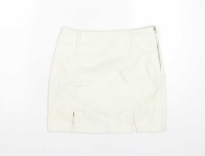 Threadbare Women's Ivory Pencil Skirt UK 10 Casual