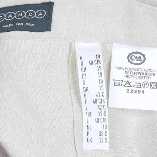 Canda Women's Beige Trousers Size 12