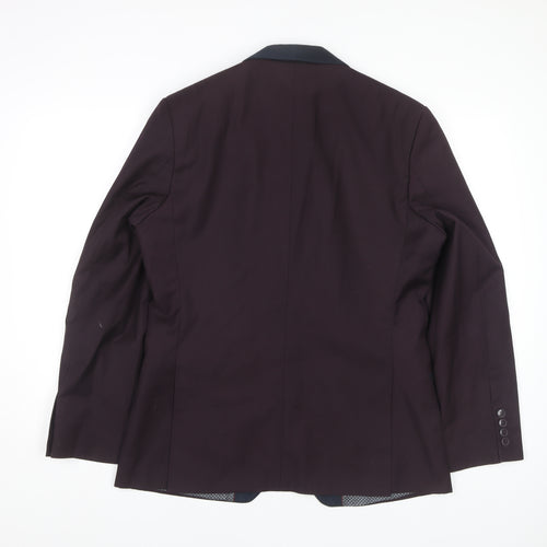 Red Herring Men's Purple Blazer - Size 40, Formal Jacket